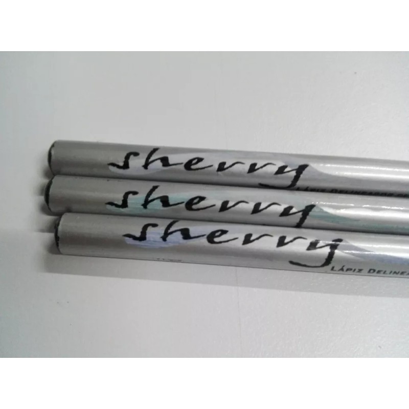 Sherry - Lapiz Delineador De Ojos Y Cejas Plata 12