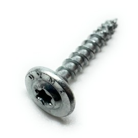 DynaPlus Back Wall Screw, Galvanised, Round-Head TX (3.0 x 20 mm)