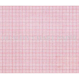 ECG Paper 108MM X 23M RED GRID ROLL (Works for PHYSIO CONTROL LIFEPACK 805319-03) (10)