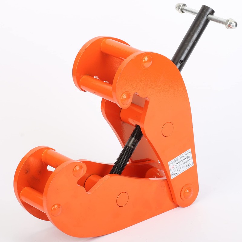 MYOYAY Beam Clamp 11000lbs/5ton Capacity I Beam Lifting Clamp 3.1-12.6