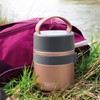 Lurch 240845 Thermal Food Container, Stainless Steel, Rose Gold