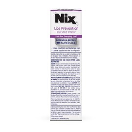 Nix Lice Prevention Spray for Kids, A Daily Leave-In Conditioning Spray to Repel Superlice, 6.0 fl oz
