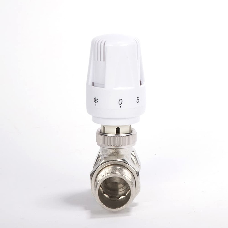 Temperature Control Valves G1/2" Thermostatic Valve Automatic Standard Radiator Lockshield