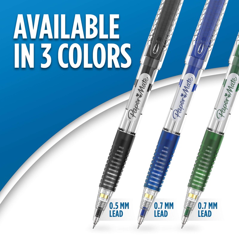 Paper Mate Clearpoint Mechanical Pencils 0.5mm Break Resistant HB #2