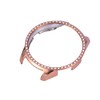 jojofuny 2pcs Delicate Diamond-Encrusted Protective Case for Watch Anti-Drop Rose