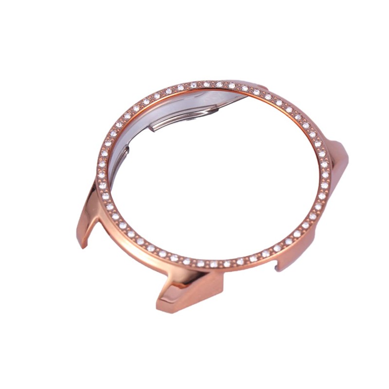 jojofuny 2pcs Delicate Diamond-Encrusted Protective Case for Watch Anti-Drop Rose