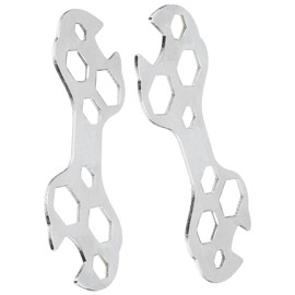 2Pcs Multipurpose Bike Spanner Wrench for Bicycle Repairment Tools 10 in 1 Bike Repair Tool Kit Spanner Repair Tool Kits with Easy Operation for Keeping Bicycles Maintained