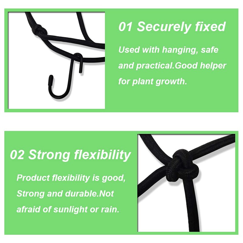 Pack of 2 Grow Tent Net, Flexible Trellis Net with
