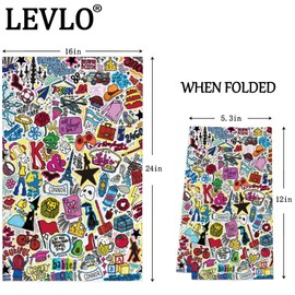 LEVLO Musical Character Kitchen Towel Theatre Drama Fans Gift Musical Lover Housewarming Gift (Connor Theater KT)
