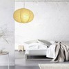 White Round Paper Lantern Light Decorative Soft Light Easy to