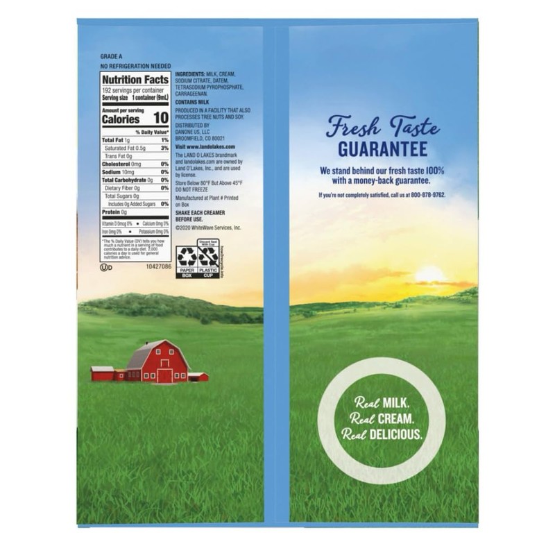 generic Land O Lake Mini Moos Half and Half (192