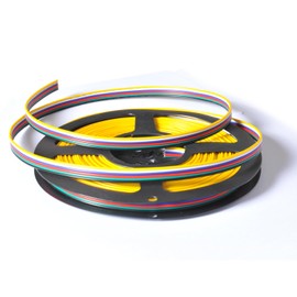 WESIRI 32.8ft/10m 6 Pin 20AWG Electrical Extension Cable 6 Conductor Line Cord Hook Up Wire for 5050 RGBWW RGBCCT Flexible LED Tape Light