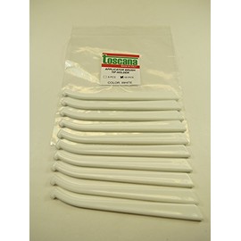 Brush Handle Applicator Tips Dental Replaceable Bended Kit /10 Pcs TOSCANA New