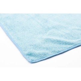 The Rag Company - Sport & Workout Towel - Gym, Exercise, Fitness, Spa, Ultra Soft, Super Absorbent, Fast Drying Premium Microfiber, 320gsm, 16in x 27in (3-Pack) (Light Blue)