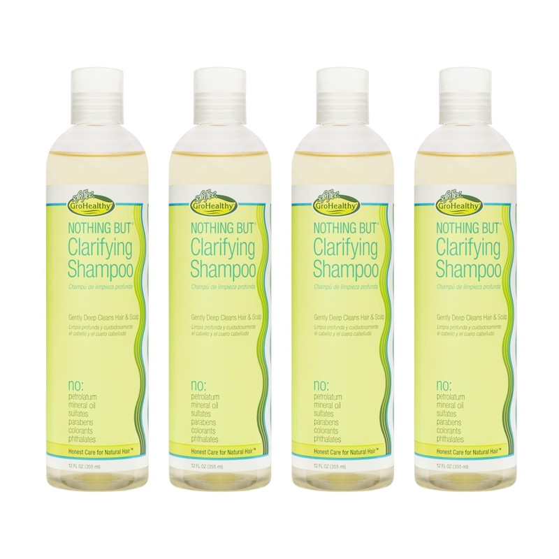 Clarifying Shampoo Sulfate-Free Detox for Natural Hair 12oz 4-Pack