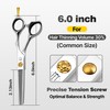 Fenice Totem Professional Hair Scissors, Sharp Precision Cutting, No-Pull Design,