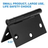 JIW 30 Pack Matte Black 3.5 Inch Square Radius Door