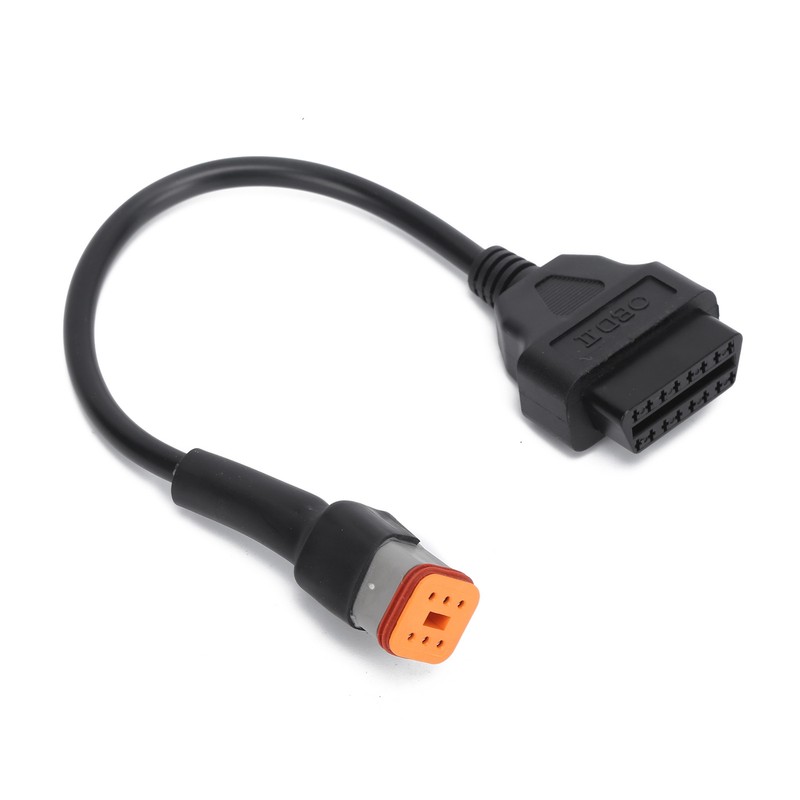 6Pin OBD2 Diagnostic Cable Adapter Professional Fault Detection for Motorcycle
