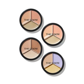 The Saem Cover Perfection Triple Pot Concealer 7 colors / 더샘 커버 퍼펙션 트리플 팟 컨실러 7colors