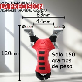 NAYAINOVA Powerful Stainless Steel Base for Outdoor Sports - Professional Leisure Package for Rubber Bands and Clay and Steel Balls - Zwille for Adults