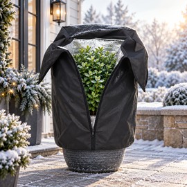 Winter Plant Frost Cover for Shrubs & Potted Trees – Oxford Cloth Protector for Outdoor Garden Cold Protection