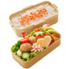 Skater PFLW4AG-A Antibacterial Fluffy Lunch Box, 2-Tier Lid, 20.1 fl