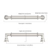 Asidrama 10 Pack 5 Inch(128mm) Brushed Satin Nickel Kitchen Cabinet