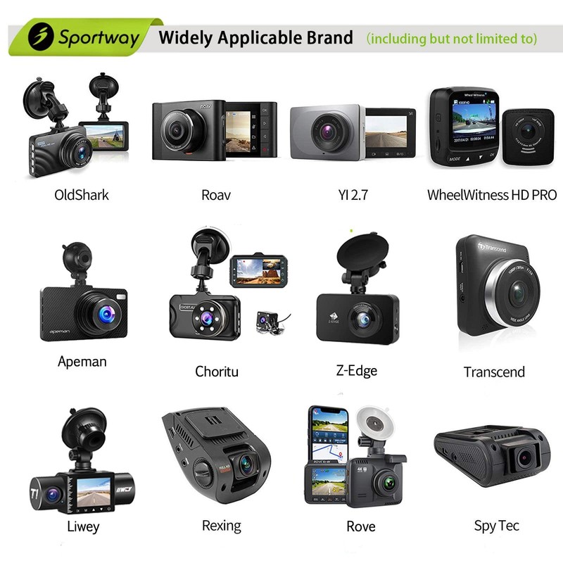 Sportway S80 Dash Cam mount, Dash Cam Mirror Mount Holder