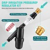 Aurelema Drip Irrigation Pressure Regulator and Filter, 25 PSI Water
