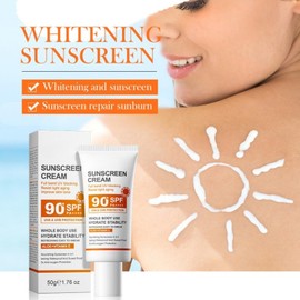 Sunscreen SPF 90 - PA++++ Sun Cream SPF 90 - Ultra Hight UV Protetion Face Sunscreen - Waterproof Sun Cream Against UVA & UVB - Sun Lotion Face Moisturiser For Daily Use, Travel