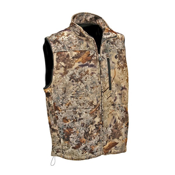 Kings Camo Men's Standard King's Hunter Soft Shell Vest, Desert Shadow, X-Large