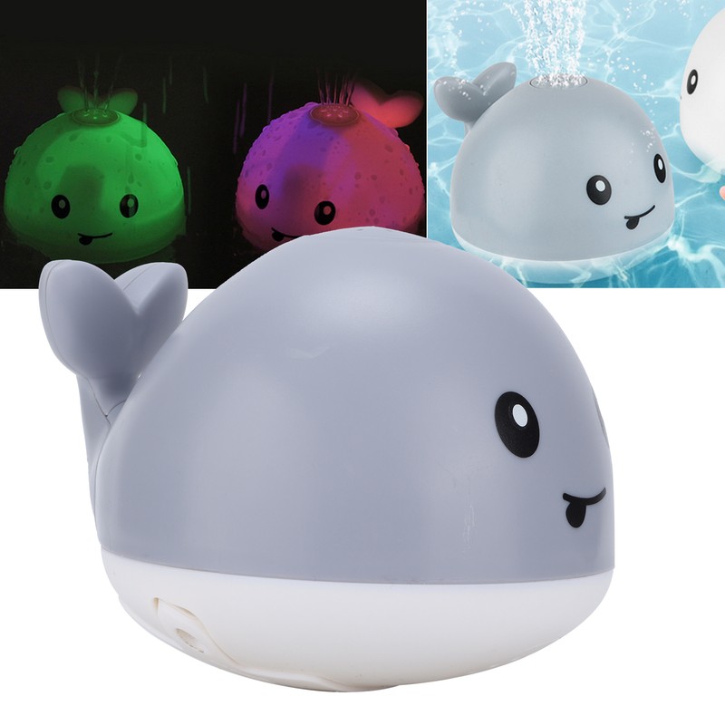 Light Water Toy Automatic Bath Whale Spray Toy Floating Pool