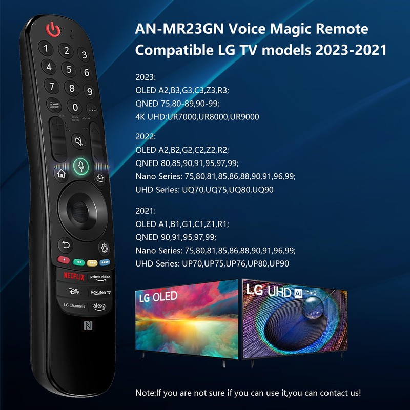 Voice Remote Replacement for LG Smart TV, for Magic Remote