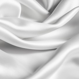 Silk Pillowcase 2 Pack White, Pure Mulberry Silk Pillow Case for Hair and Skin, Hypoallergenic and Smooth Fabric, Envelope Design (UK Standard Size 20x30 inch / 51x76 cm, 2PCS)