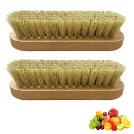 2 PCS Vegetable Brush, Vegetable Brush Scrubber for Food, Potato Scrubber, Vegetable Brush Potatoes Scrubbing Brush, for Cleaning Mushrooms, Potatoes, Radishes, Cucumbers, Pumpkin