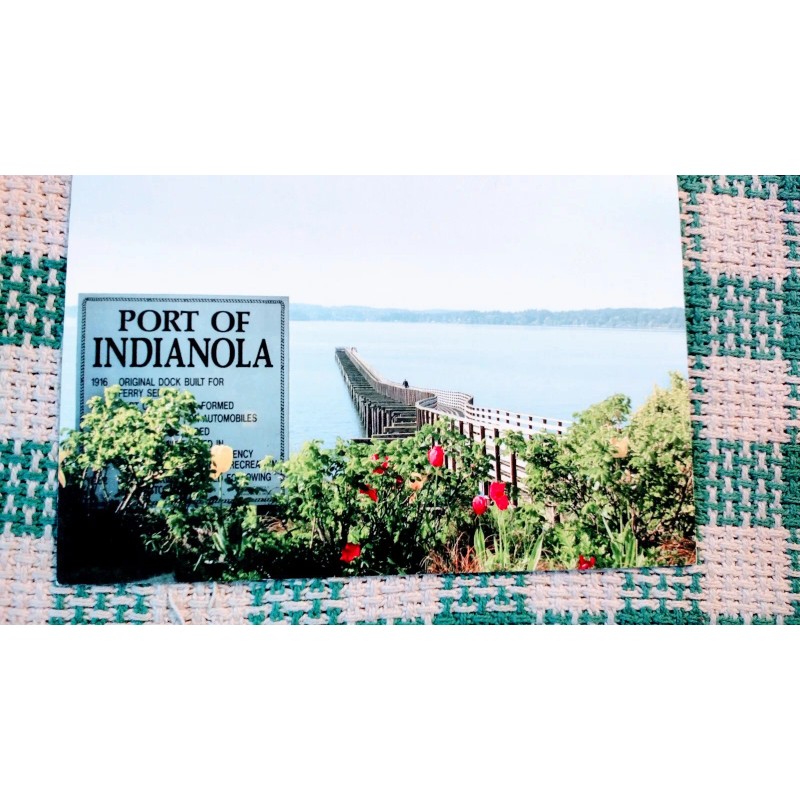 MARY SAURDIFF POST CARD INDIANOLA DOCK INDIANOLA WA