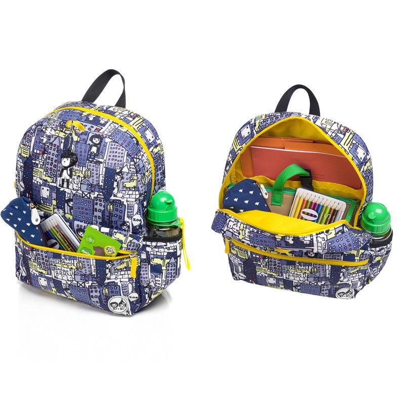 City print zip & Zoe Kids Bag, Little Kid Backpack,