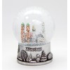 Minium Collection 30050 Souvenir Snow Globe Munich Skyline Silver Base