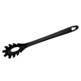 Fackelmann 23230 Monoblock Prima Spaghettis, Spoon, Serving Spoon, Pasta and Salad, 1 Piece Pastel Spoon, Nylon, Grey