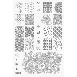 Uberchic Colección #14 Con 3 Placas Para Estampado De Uñas