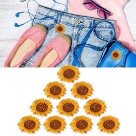 20 Pieces Sunflower Patches Iron On Sew On Sunflower Embroidery Appliques For DIY Clothing Backpack Appliques