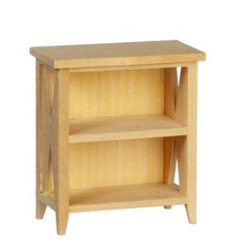 Melody Jane Dolls Houses Dollhouse Wooden Shelf for Dollhouse Small Bookcase Miniature Living Room Furniture