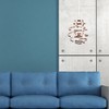 MiniSun | Contemporary Copper Metal Double Ribbon Spiral Ceiling Light