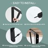 12 Pack L12 x H 8" Black Heavy Duty Shelf