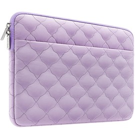 RAINYEAR 13-14 Inch Laptop Sleeve Case Compatible with 14 Inch MacBook Pro M3 M2 M1 Chormebook Notebook Ultrabook Protective Portable Computer Cover Bag, Purple