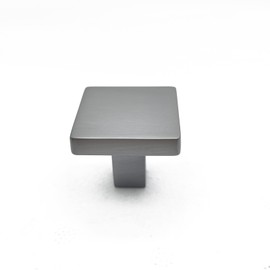 Aibeli Kitchen Cabinet Knobs 30 Pack Ancient Grey Drawer Knobs 1-1/5 inch Solid Bathroom Cabinet Knobs Grey Cabinet Hardware Square Furniture Knobs for Dresser