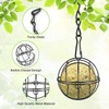 Fat Ball Bird Feeder,Ompinda 4 Pack Metal Hanging Bird Suet