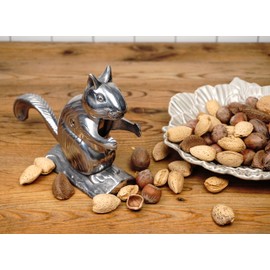 RSVP International (Nuts) Nutty Squirrel Nutcracker, Stainless Steel | Adorable Novelty Addition to Your Kitchen | Cracks All Types of Nuts | Great Housewarming