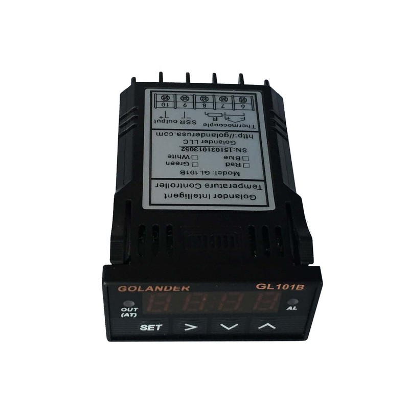12V/24V DC Powered Universal 1/32 DIN PID Temperature Controller, Blue