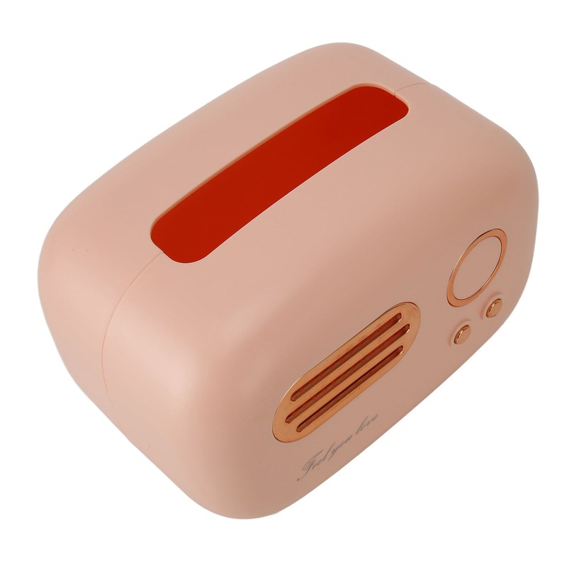 Tissue Box Holder Cute Radio Style Wide Opening Anti Slip